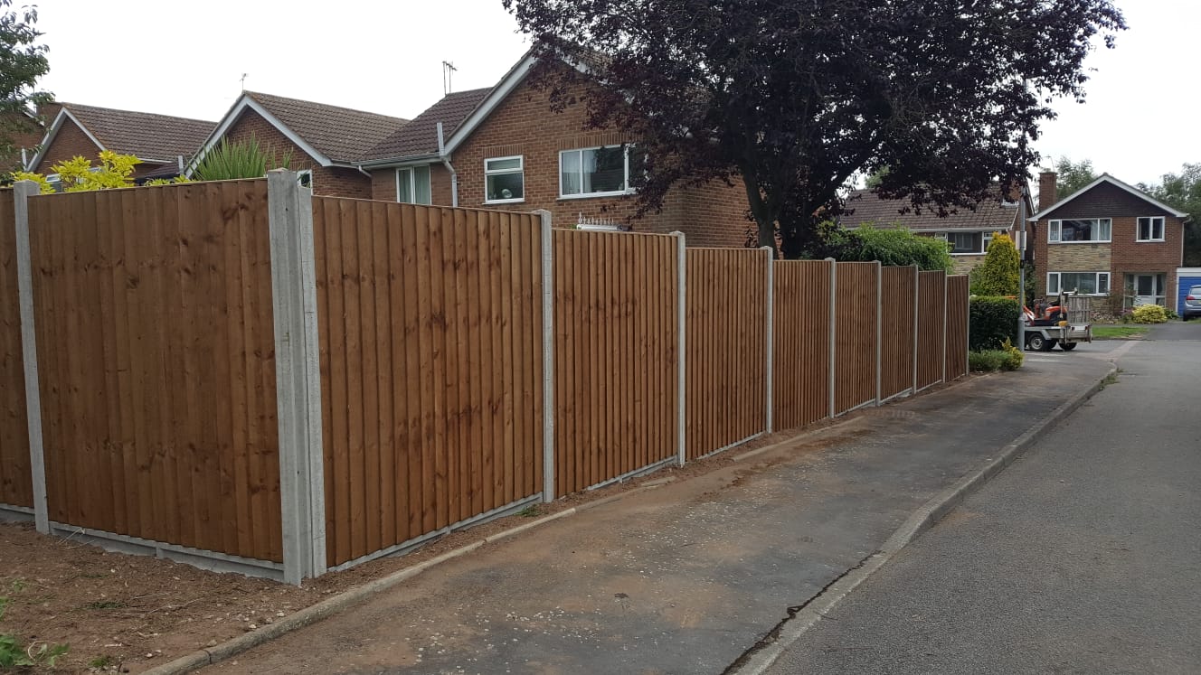Groby fence after